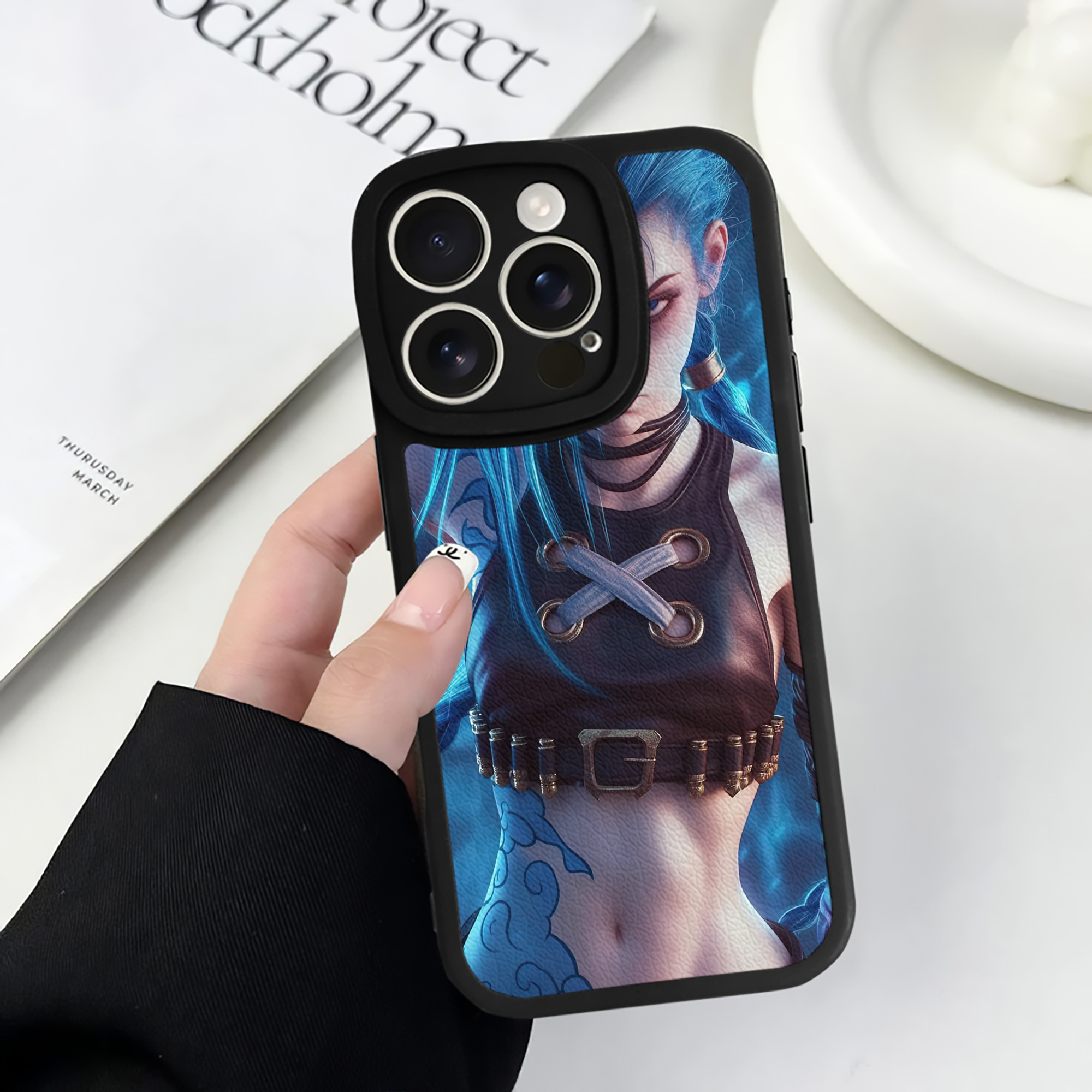 リーグ・オブ・レジェンド League of Legends LOL 【iPhone 16シリーズ対応】シリコンスマホケース（レザー調） 材質：シリコン